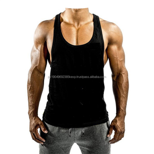 Débardeur de sport en coton pour homme, personnalisable avec logo OEM, uni, vierge, pour la musculation, la course à pied, la salle de sport - Product Image 2