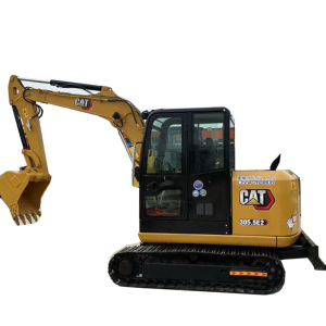 Good Quality Hydraulic <b>Small</b> Crawler Used Excavator Machine Caterpillar 305.5 2020 Model 3m <b>Bucket</b> Capacity 5.5ton Operating - Product Image 1