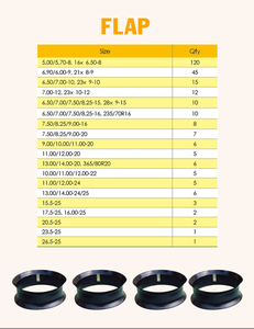 KUMA - Solapa de Caucho Natural de Alto Rendimiento para Camiones Ligeros y Automóviles de Pasajeros, Color Negro, Garantía de 12 Meses - Product Image 2