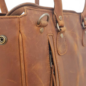 Sac à bandoulière en cuir véritable AZORES SPORTS pour femmes, fermeture à glissière, sac à main élégant et tendance, utilisation en extérieur, couleur personnalisée - Product Image 3