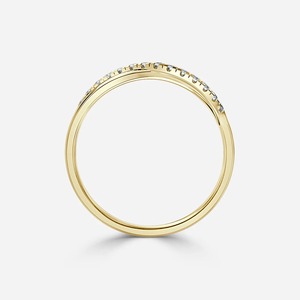 Anillo de Boda Cruzado con Diamante Redondo de 1.50CT Personalizado, Oro Amarillo de 14K/18K, Joyería Fina, Fabricante OEM/ODM - Product Image 1