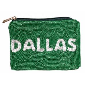 Nouvel Arrivage : Porte-monnaie Perlé avec Fermeture Éclair, Mini Pochette Économique pour Clés, Cartes, Argent et Maquillage, Idéal comme Cadeau de Fête - Product Image 1