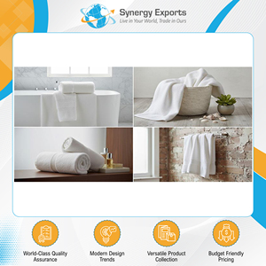 Toallas de Baño de Polialgodón con Acabado Lavado, de Secado Rápido, Suaves para la Piel y Ecológicas, de Calidad Genuina, las Más Vendidas a Bajo Precio de Mercado - Product Image 3