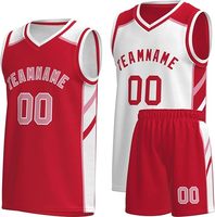 Conjunto de Camiseta y Pantalones Cortos de Baloncesto Personalizados, Ropa Deportiva con Impresión Personalizada para Clubes, Escuelas, Academias Deportivas, Secado Rápido para Verano, 100%
