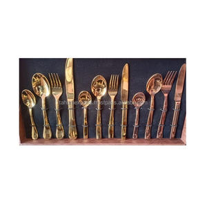 Accent Luxury Designer Silver Ware Ensemble de couverts en métal acier inoxydable pour mariage dans toutes les tailles pour l'exportation - Product Image 4