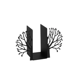 Luxury Handmade Aluminium Casting Figurine Book Stand Premium Book Display Holder Modern Home Decor Black Nickel Plating Gravure - Product Image 3