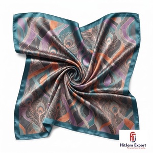 Écharpe en satin imprimée, marquage d'entreprise, événements promotionnels, fabricant OEM ODM, Nigéria, Ghana, Kenya, Congo, Sénégal, Tanzanie - Product Image 3