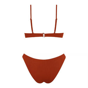 Conjunto de Bikini para Mujer 2026 a Precio Económico, Hecho a Medida, de Alta Calidad, Estilo Casual, Dos Piezas, Traje de Baño Sexy con Top Corto y Hombros Caídos - Product Image 2