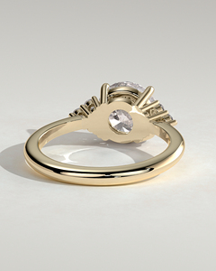 แหวนเพชรทรงกลมเจียระไนบริลเลียนท์ 14K 18K ทองคำแท้ ประดับเพชรแล็บโกรว์ แบบสามวง คุณภาพพรีเมียม แหวนสามวงทำมือตามสั่ง - Product Image 3
