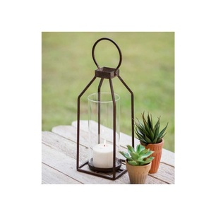 Lanternes à bougies en métal, lampes suspendues traditionnelles en fer pour la maison, le patio, le jardin, les centres de table de mariage, intérieur et extérieur - Product Image 6