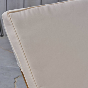 Tumbona Doble de Madera de Teca de Lujo para Exteriores, con Cojín y Respaldo Ajustable, Muebles de Jardín para el Patio o la Piscina - Product Image 5