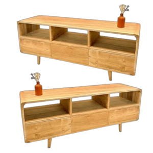 ตู้ทีวีไม้สักเฟอร์นิเจอร์คุณภาพสูงดีไซน์ทันสมัยแบบนอร์ดิกตู้ทีวีสำหรับห้องนั่งเล่น - Product Image 5