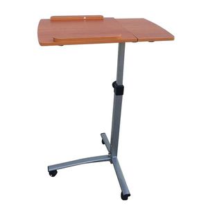 Scrivania Portatile Moderna in Legno per Ufficio Domestico - Marrone - Product Image 2
