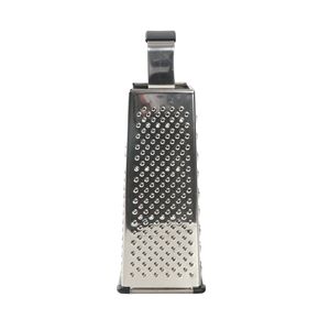 Râpe à fromage en acier inoxydable à prise souple de 9 \ "Outil argenté à 4 faces - Product Image 4