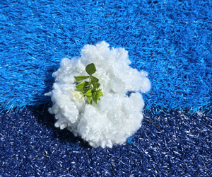 FIBRES DE POLYESTER RECYCLÉES 3D 51mm HCS Siliconées Anti-Distorsion Anti-Statiques Matériau de Remplissage PRIX BAS-BONNE QUALITÉ - Product Image 2