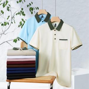 Polo blanc moderne pour homme, léger, respirant, en coton, décontracté, avec logo personnalisé, commandes en gros OEM - Product Image 4