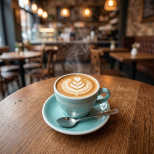 Modern Hotel/Restaurant Cappuccino Cup Customized Ceramic Glossy Finish <b>Microwave</b> Safe PC Material - Product Image 4