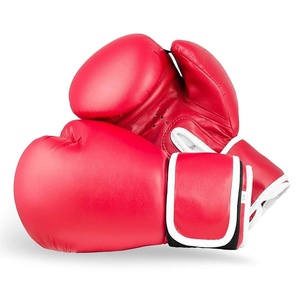 Gants de boxe d'entraînement de qualité supérieure, marque personnalisée, évacuation de l'humidité, fermeture auto-agrippante, support de poignet, rose - Product Image 2