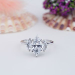 Pahal Jewels 1-5CT Pear Cut VVS D S925 Sterling <b>Silver</b> GRA Certified Moissanite Vintage Engagement Wedding <b>Ring</b> Set Prong - Product Image 1