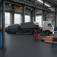 Usine de pyrolyse de pneus à haute productivité et machine de recyclage des déchets plastiques en huile combustible, capacité de 5 à 15 tonnes/jour, HENAN