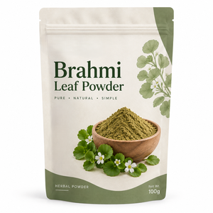 Poudre de feuilles de Brahmi de haute qualité 100g, poudre de feuilles de Bacopa Monnieri naturelle premium pour les soins des cheveux, les soins du cuir chevelu et les masques capillaires - Product Image 1