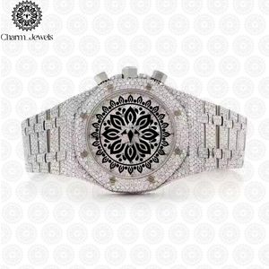 Reloj de Lujo para Hombre Charm Jewels, de Acero Inoxidable, Caja Cuadrada de 40 mm, Esfera Analógica, Movimiento Mecánico, Fecha Automática, Botón de Fecha Oculto - Product Image 1