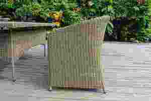 Silla de Comedor de Ratán Estilo Resort para Espacios Exteriores - Product Image 3