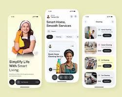 Aplicación Móvil de Servicios a Domicilio: Reserva profesionales confiables para limpieza, fontanería, electricidad, pintura, reparaciones y otros servicios para el hogar. - Product Image 2