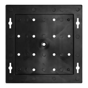 Cadre de signalisation ADA Brady Braille, support mural pour panneau PC 8x8 pouces, pour laboratoires et installations publiques - Product Image 2