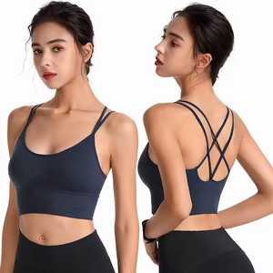 Excellent Matériau pour la Confection de Vêtements, Haut de Yoga Personnalisé à Design Ajustable, Crop Top de Yoga, Haut de Yoga - Product Image 1