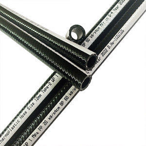 Tuyau d'arrosage en PVC souple 12,5 mm 1/2 pouce, renforcé de fil de polyester, 3 couches, type 2 pour raccordement d'extincteur - Product Image 3
