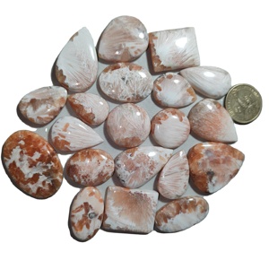 Cabochons de scholersite d'améthyste naturelle de haute qualité pierres précieuses en cristal en vrac pour la fabrication de bijoux - Product Image 1