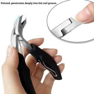 Cortauñas Anguladas de Alta Resistencia para Uñas Encarnadas - Herramienta Profesional de Acero Inoxidable para el Cuidado Personal - Product Image 5