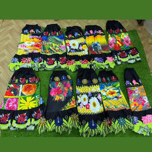 <b>Elastic</b> <b>Waist</b> Embroidery Lock Down <b>Skirts</b> with Custom Design Lockdown <b>Skirts</b> Women's Pleated <b>Skirt</b> - Product Image 6