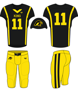 Customized Eagle Design Adult Football Uniform with Spandex/Polyester Material Anti-Bacterial & Breathable Features - Product Image 4