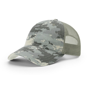 Gorra de camionero con estampado de camuflaje de tigre al por mayor, 100% algodón, malla transpirable, a la moda, para exteriores, con parche y cierre snapback para tu marca. - Product Image 5