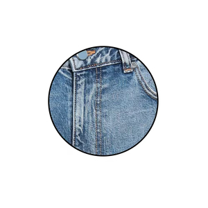 New Arrivals 2026 Unisex Denim 100% Cotton Custom Front Logo Vintage Acid <b>Wash</b> Windproof Breathable Summer Shorts <b>Men</b> Women - Product Image 4