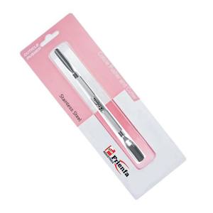 Empujador de cutículas de acero inoxidable de doble cara, herramienta para manicura y pedicura, producto de alta calidad y gran venta. - Product Image 4