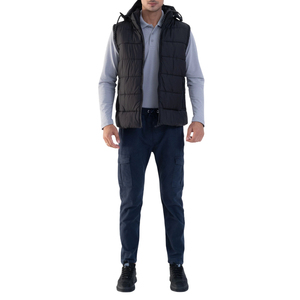 <b>Men</b> <b>Down</b> <b>Filled</b> Puffer Vest Winter Sleeveless Quilted <b>Jacket</b> Warm Body Warmer Outdoor Casual OEM Supplier - Product Image 5