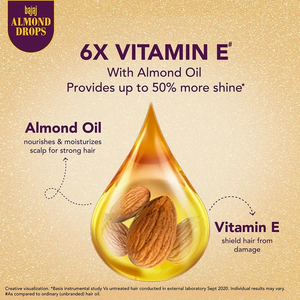 Set de Aceite Capilar de Almendras con Seis Veces Vitamina E, Nutritivo, Ligero, No Pegajoso, Control de Caída del Cabello, Envase de 190 ml - Product Image 6
