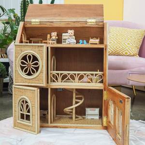 Muebles <span class=keywords><strong>de</strong></span> <span class=keywords><strong>muñecas</strong></span> al mejor precio, casa <span class=keywords><strong>de</strong></span> <span class=keywords><strong>muñecas</strong></span> <span class=keywords><strong>de</strong></span> ratán estilo victoriano, juguete para niños, casitas <span class=keywords><strong>de</strong></span> juegos para <span class=keywords><strong>muñecas</strong></span> - Product Image 4