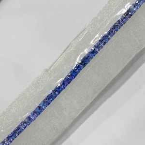 Juego de 48 Piezas de Tanzanita Azul Natural de Alta Calidad, Corte Princesa, 17.34 Quilates, 4x4mm, Gemas Sueltas de Tanzania para Joyería - Product Image 5