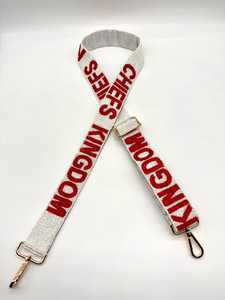 Chiefs <b>Kingdom</b> Beaded Purse Strap Gift for Her Game Day Bag Strap Clear Stadium Bag Accessory Camera Strap - Product Image 4