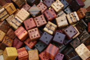 Dados de Madera Personalizados, Dados de Madera en Blanco para Manualidades, Dados de Madera con Números Grabados - Product Image 6