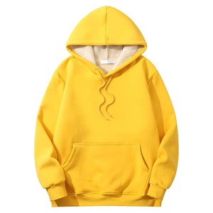 Sweat-shirts à capuche pour hommes en jersey 100% coton, respirants, écologiques, coupe-vent, épais et doublés de polaire, avec broderies colorées et tendance - Product Image 2