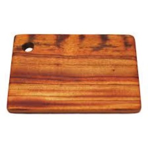 On Sale Wooden Chopping Board Rectangle <b>Shape</b> With Handle Natural Wood Grain Design Eco Friendly Kitchen Cutting <b>Block</b> - Product Image 2
