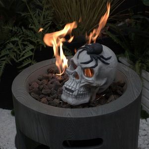Demon Skull Halloween Decoration for Outdoor Fireplace and Fire Pit - Product Image 2