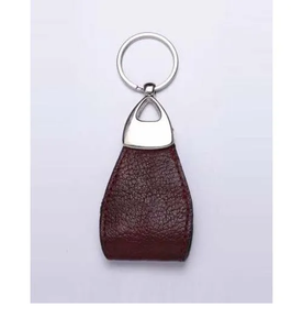 Llavero de Cuero Personalizado Promocional, Regalo de Moda para Mujer, Accesorios para Llaves de Coche, Llavero de Cuero Genuino en Blanco - Product Image 2