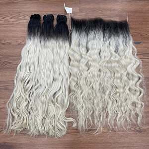Produit le plus vendu cheveux ondulés naturels cheveux humains vietnamiens sans perte ni enchevêtrement - Product Image 6