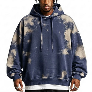 Nouveaux sweats à capuche pour hommes, style délavé, toutes tailles disponibles, en molleton de coton, coupe ample, imprimés par transfert thermique - Product Image 1